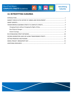 Chapter 14 - Retrofitting Suburbia