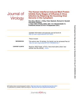 Genome in the Cytoplasm Infection by Retaining the Incoming Viral