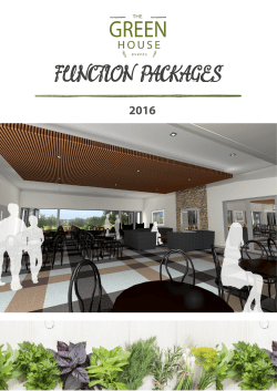 function packages - The Greenhouse Eatery