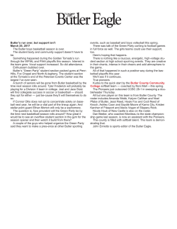 Butler`s run over, but support isn`t