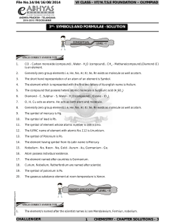 3rd- SYMBOLS AND FORMULAE