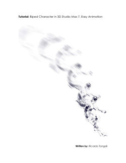 Handleiding biped character