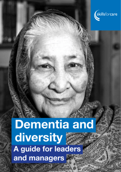 Dementia and diversity - a guide for leaders and