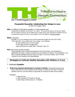How to Talk with Your Child About Sex
