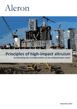 Principles of high-impact altruism