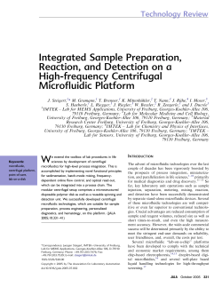 Integrated Sample Preparation, Reaction, and Detection on a High