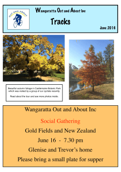 June 2016 - Wangaratta Out and About