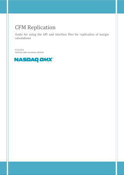 CFM Replication