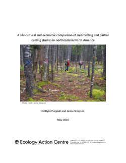 Forest Harvesting Study
