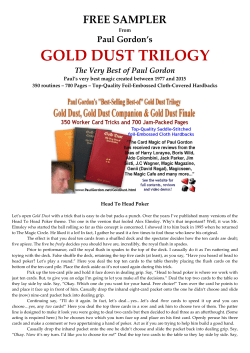gold dust trilogy