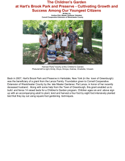 The Children`s Garden at Hart`s Brook Park and Preserve