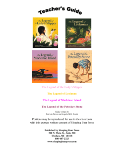 The Legend of... Teacher`s Guide - Kathy