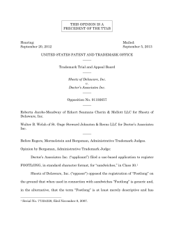 Sheetz of Delaware, Inc. v. Doctor`s Associates, Inc.