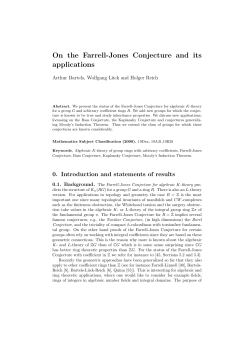 On the Farrell-Jones Conjecture and its applications
