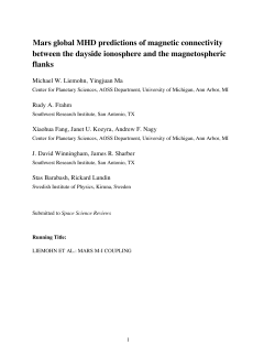 PrePrint in PDF - Mars Express ASPERA