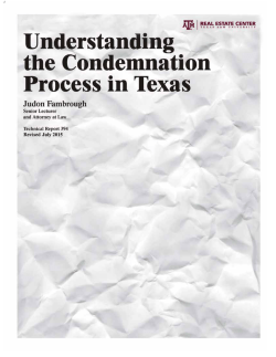Understanding the Condemnation Process in Texas