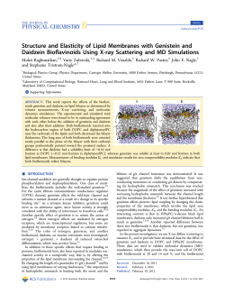 Structure and Elasticity of Lipid Membranes with Genistein and