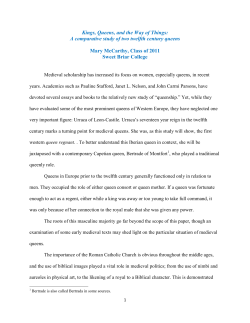 Kings, Queens, and the Way of Things: A