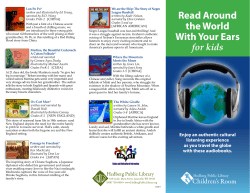 Read Around the World With Your Ears