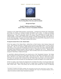 Commercial Ties in the Atlantic Basin