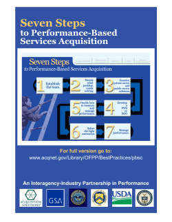 ITES-2S: Seven Steps to Performance