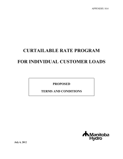 Appendix 10.4 - Manitoba Hydro