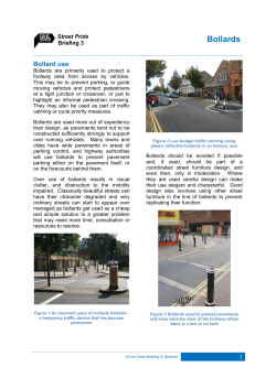 Bollards - Civic Voice