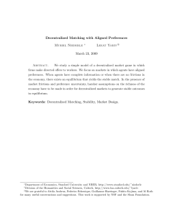 Decentralized Matching with Aligned Preferences