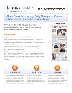 El Mercurio Case Study