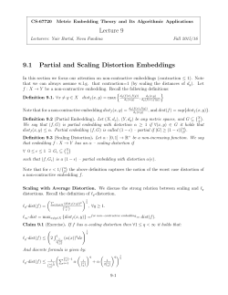 Embedding into ultrametric with scaling distortion.