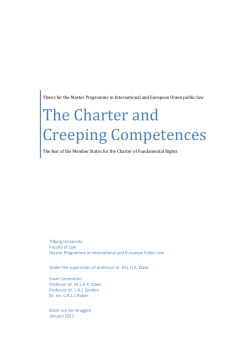 The Charter and Creeping Competences