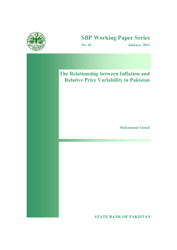 SBP Working Paper Series