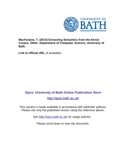 - University of Bath Opus