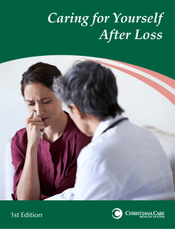 Caring for Yourself After Loss - Christiana Care Health System