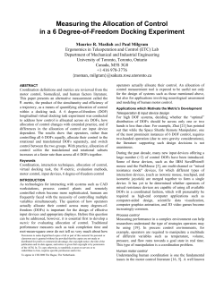 Measuring the Allocation of Control in a 6 Degree-of