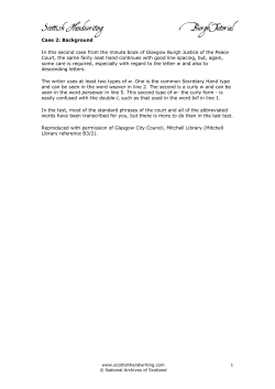 Print The Test - Scottish Handwriting