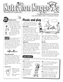 Picnic and play - Fayetteville Public School