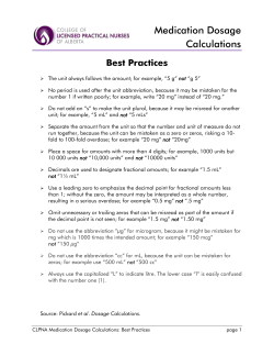 Best Practices - Study with CLPNA