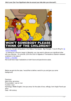 Illicit Lover (Can Your Significant other be around your kids after