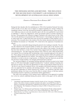 the swinging sixties and beyond &ndash; the influence of the second wave