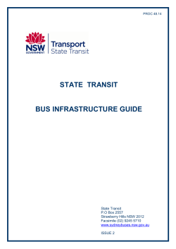 state transit bus infrastructure guide