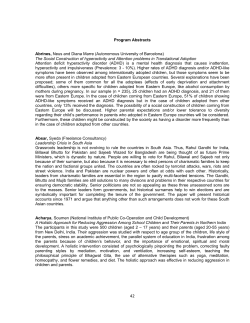 Program Abstracts - Society for Cross