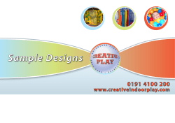 Capacity 100 Children - Creative Indoor Play