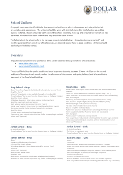 School Uniform Stockists