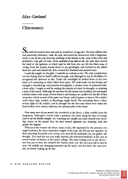 Max Garland Chiromancy