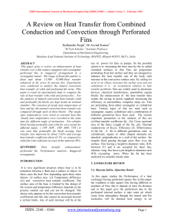 A Review on Heat Transfer from Combined