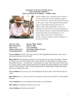 Read transcript - Sarasota County Water Atlas