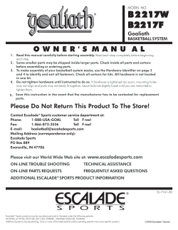 B2217W, B2217F - Goaliath Basketball Hoop (2L