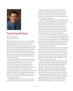 Teaching Writing - BYU