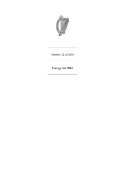 Number 12 of 2016 Energy Act 2016